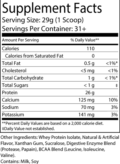 WHEY ISOLATE PROTEIN