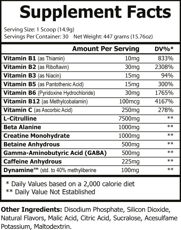 PRE WORKOUT BCAA (Tropical Sunrise)