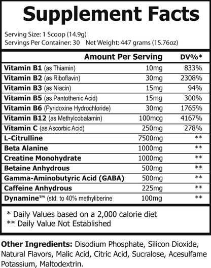PRE WORKOUT BCAA (Tropical Sunrise)